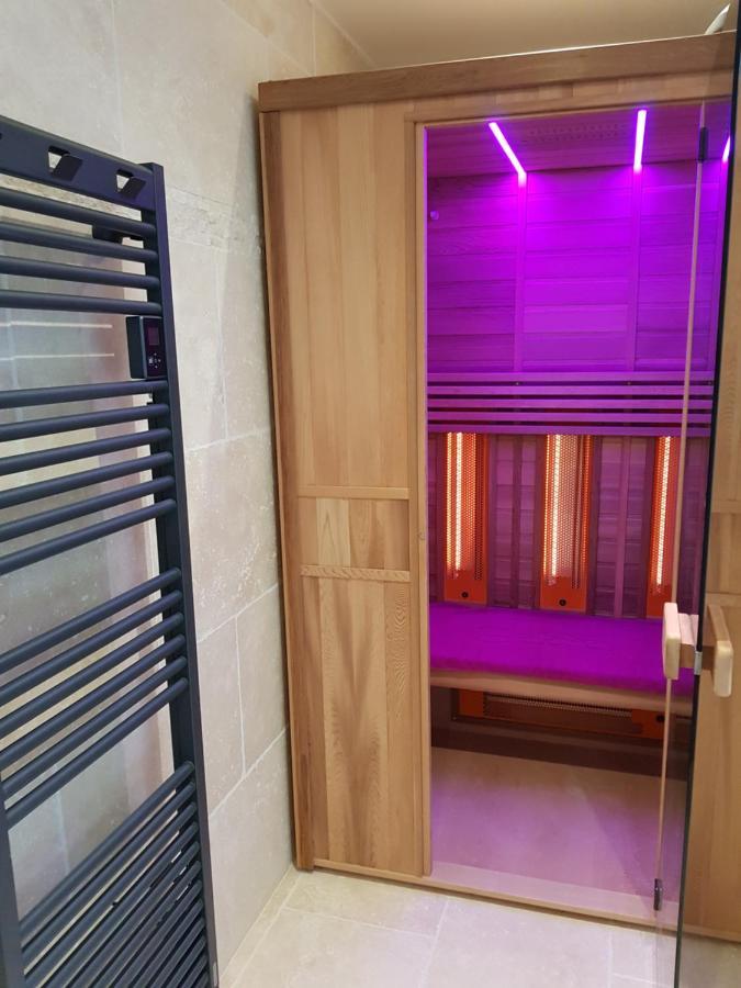La Tremiere, Maison De Village, Sauna, Vue Garrigue Бузиг Экстерьер фото